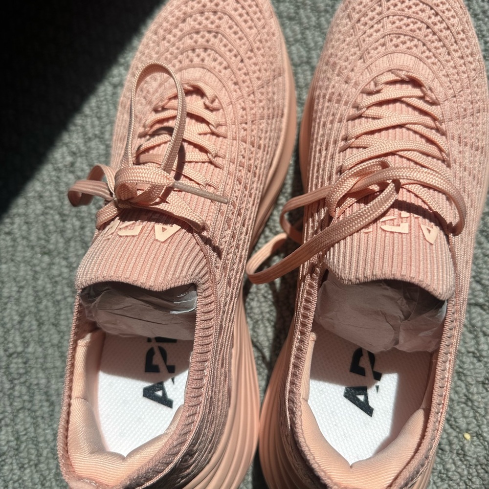 APL Women's Peach Knit Athletic Shoes